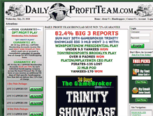 Tablet Screenshot of dailyprofitteam.com